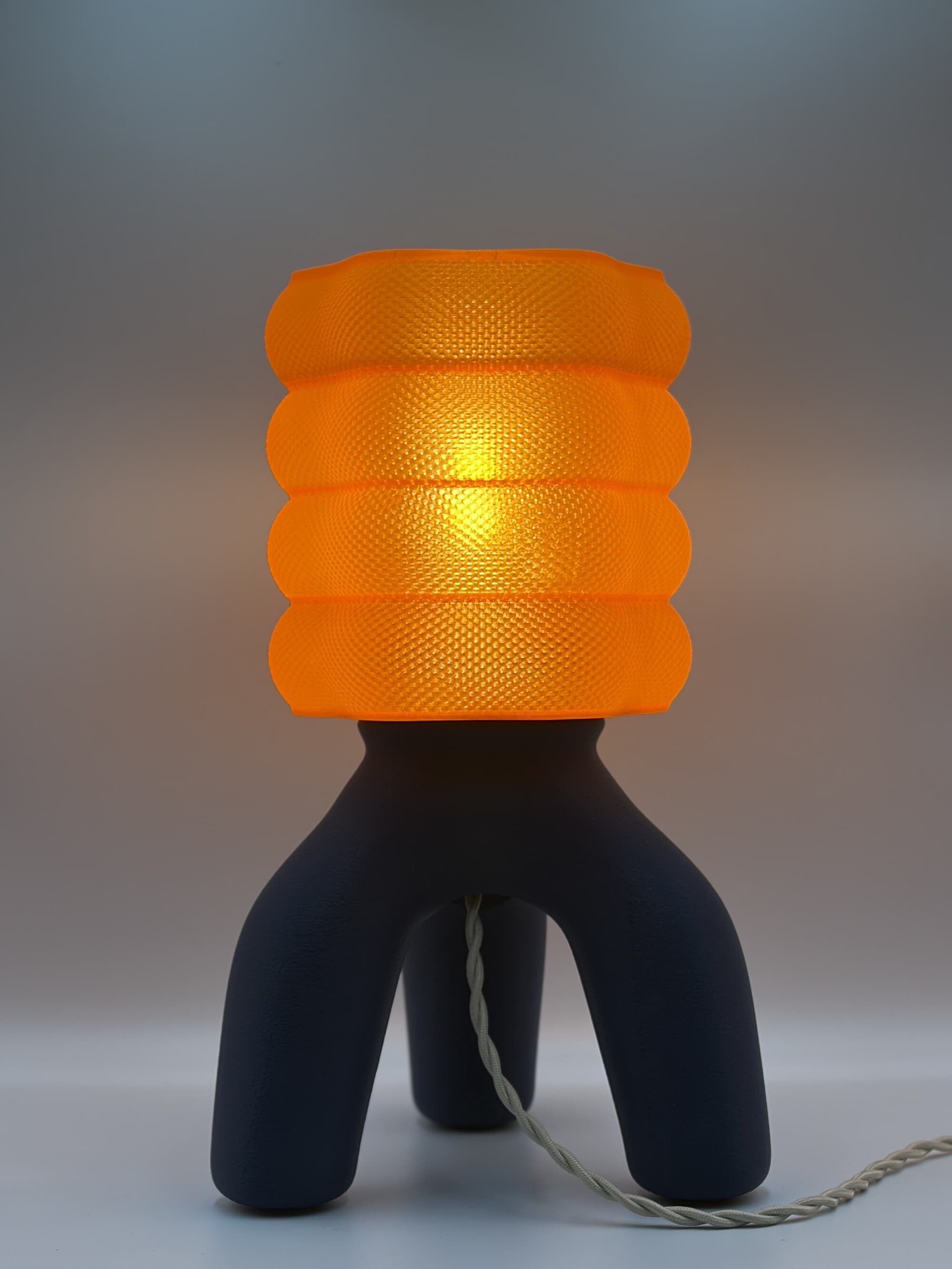 An Umbray lamp shade, freshly printed